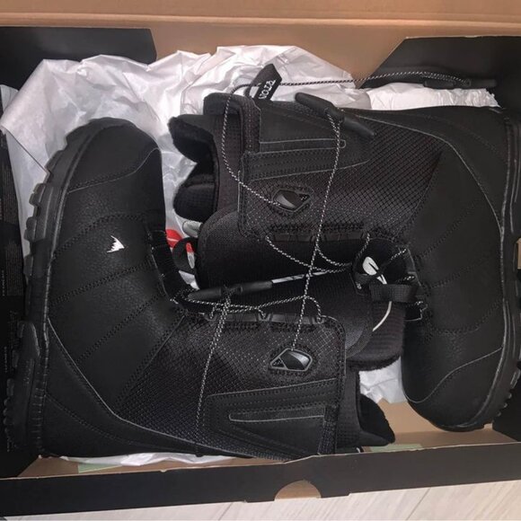 Burton Snowboard Boots Moto Speedzone Lacing New In Box Size 11 Black - Picture 7 of 10